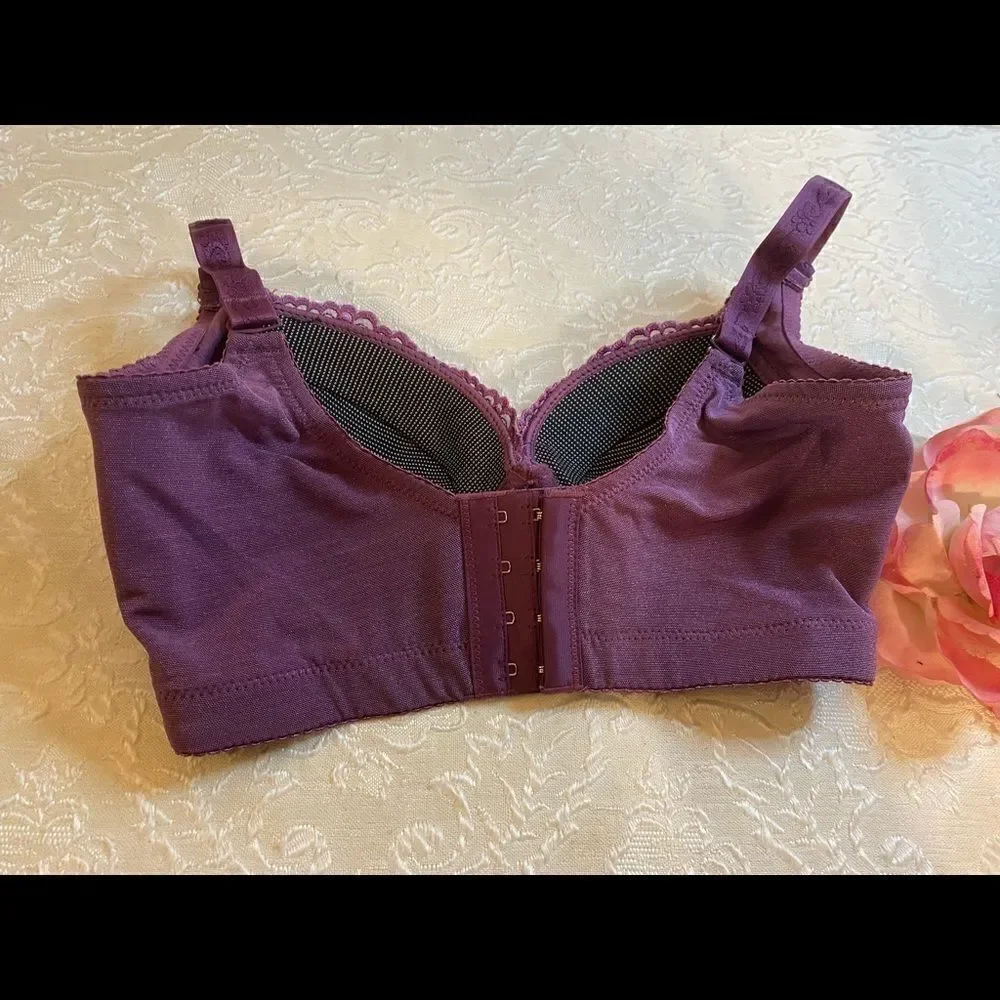 💥Qianziwanli Lace Embroidery Floral Sexy Bras 36B